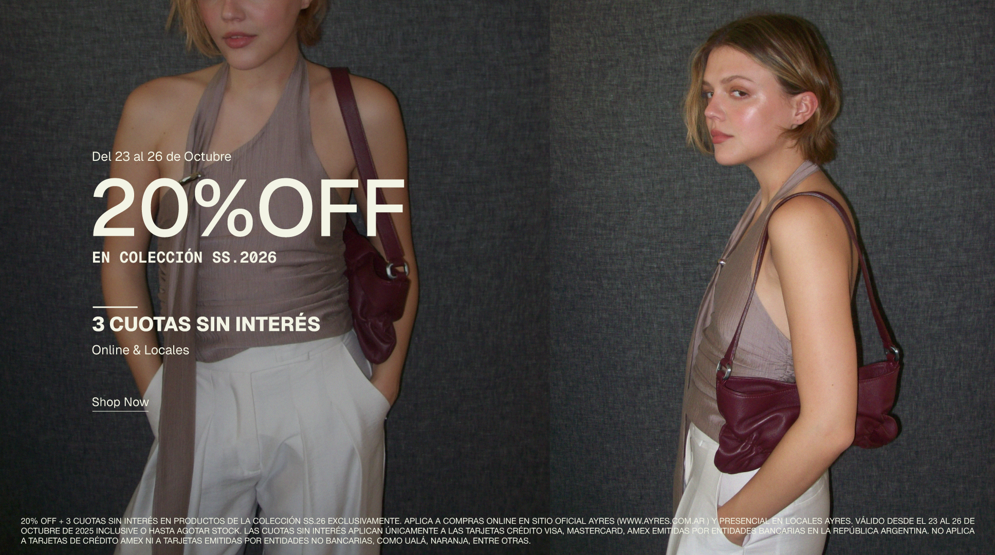 20% off SS.26
