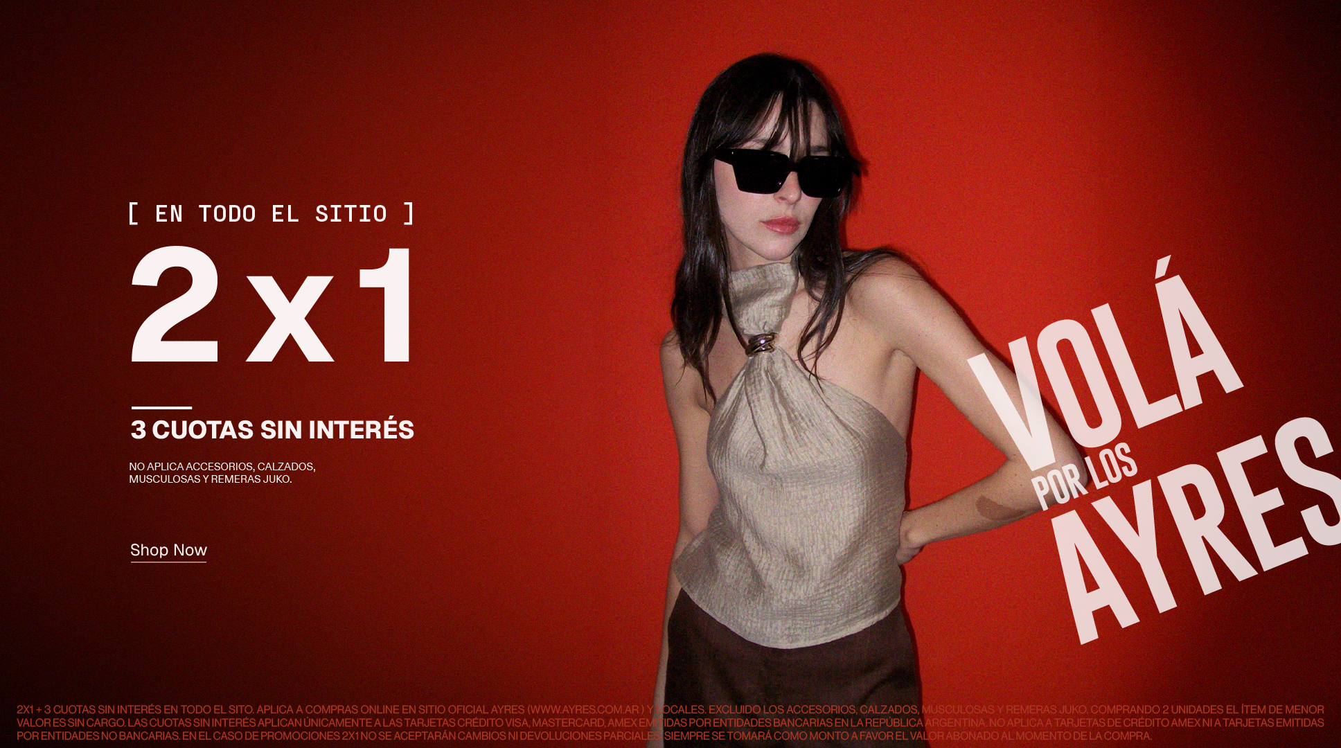 2x1 en todo el sitio